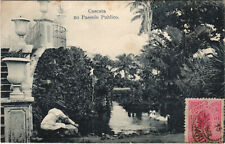 PC BRAZIL, CASCATA NO PASSEIO PUBLICO, Vintage Postcard (b36401) comprar usado  Enviando para Brazil