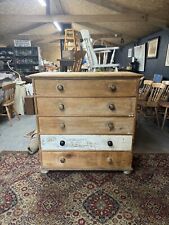Used, Antique Vintage Pine Tall Boy Chest Of Drawers  for sale  Shipping to South Africa