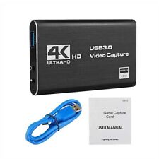 Tarjeta de captura de audio y video 4K, dispositivo de captura de video HDMI USB 3.0 grabación Full HD segunda mano  Embacar hacia Argentina