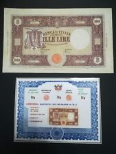 Banknote italy 1000 usato  Niscemi