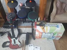 Band Hero Ps3   Wireless Drums Guitar Dongles Game Guitar Hero Complete Boxed  for sale  Shipping to South Africa