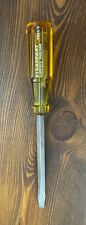 Vintage screwdriver yellow for sale  SHEFFIELD