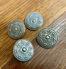 Four tin buttons for sale  OXFORD