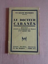 Docteur cabanes discours d'occasion  Saint-Sauveur-Lendelin