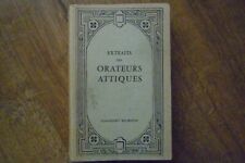 Extraits orateurs attiques d'occasion  Achicourt