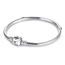 Pulseira corrente cobra fecho flores Pandora (01) /20 cm comprar usado  Enviando para Brazil