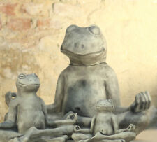 Yoga frosch gartenfigur gebraucht kaufen  Weng