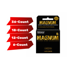 Trojan Magnum Large Premium Lubricated Bulk Condoms Condum - Choose Quantity for sale  Shipping to South Africa