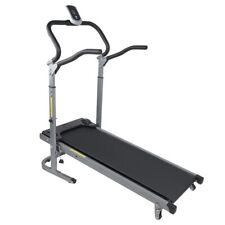 Folding Running Machine Manual Mechanical Treadmill Portable Incline Cardio Tool for sale  Sheridan