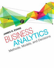 Business analytics paperback for sale  Mishawaka