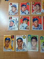 Lote de tarjetas de béisbol Topps 1954 - colección de 31 tarjetas de grado medio a bajo segunda mano  Embacar hacia Argentina