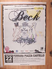 Poster concerto beck usato  Italia