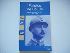 Paroles poilus lettres d'occasion  Colomiers