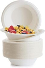 Compostable bagasse round for sale  New Rochelle