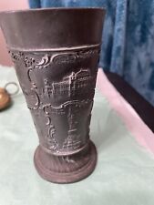 Vintage Pewter German Beer Glass With Architectural Scenes for sale  Shipping to South Africa