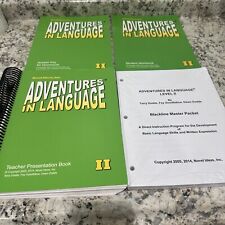 Novel Ideas, Inc. Adventures in Language II- Pacote de materiais para professores não usado comprar usado  Enviando para Brazil