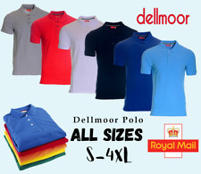 Camisas polo masculinas de algodão manga curta dellmoor camisa polo funciona esportes XS a 4XL comprar usado  Enviando para Brazil