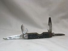 vintage Camillus folding pocket knife 4 blade utility opener flat head utensil for sale  Shipping to South Africa