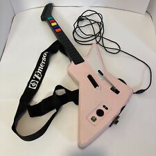 Xbox 360 Guitar Hero Gibson X-Plorer Xplorer Controller RedOctane Pink Custom for sale  Shipping to South Africa