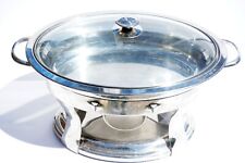 Chafing dish round for sale  EDGWARE