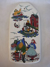 Norway Torskefiske Handpainted Silkscreen Gerd Design Wall Plaque, 12 3/4" for sale  Shipping to South Africa
