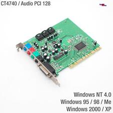 Creative Labs Sound Blaster PCI 128 CT4740 PC Carte Card Windows 95 98 Me CT5880, usado comprar usado  Enviando para Brazil