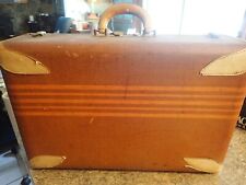 Vintage striped suitcase for sale  Amston