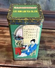 Lee Kum Lan Chinese Tea Tin Made In Hong Kong, used for sale  Shipping to South Africa