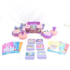 Pink Vtech v smile TV learning system console 2 joystick and 7 Cartridge Bundle for sale  Shipping to South Africa