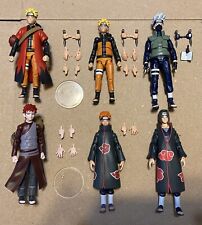 Lote de 6 figuras de acción Toynami Naruto Shippuden 4"" Kakashi Itachi Pain Gaara..., usado segunda mano  Embacar hacia Argentina