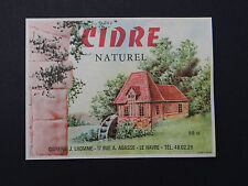 Ancienne étiquette cidre d'occasion  Nantes-