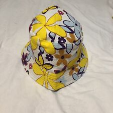 Sombrero con cubo floral de verano sombrero de sol para vacaciones, piscina o playa nuevo sin etiquetas, usado segunda mano  Embacar hacia Argentina