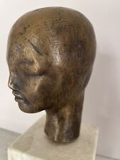 Bronze kopf skulptur gebraucht kaufen  Schwedt/Oder