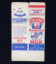 Antiga caixa de leite Challenge não usada San Francisco Los Angeles San Luis Obispo comprar usado  Enviando para Brazil