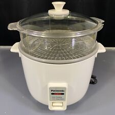 Used, Panasonic SR-W18PB Rice-O-Mat 10 Cup Rice Cooker With Strainer White for sale  Shipping to South Africa