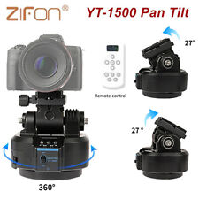 ZIFON YT-1500 Pan Tilt Auto Motorizado Rotativo Cabeça Panorâmica Controle Remoto 2kg comprar usado  Enviando para Brazil