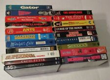 Usado, Lote de DVD de ação animada anos 80 anos 90 filmes em fita VHS terror ficção científica monstro culto comprar usado  Enviando para Brazil
