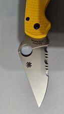Spyderco para yellow for sale  Citrus Heights