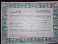Certificato rolex da usato  Caserta