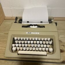 Used, 1970s Olivetti Lettera 25 Portable Typewriter w/ New Ribbon to test for sale  Shipping to South Africa