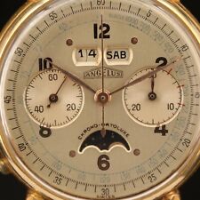 RARO Angelus Chrono-Datolux e Cal 252 Circa 1948 relógio de pulso antigo vintage, usado comprar usado  Enviando para Brazil