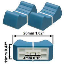 Sifam 2 Faderknopf AZUR-BLAU 4mm Fadercaps Faderkappen Caps  Mischpulte Mixer comprar usado  Enviando para Brazil