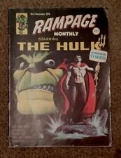 Rampage monthly marvel for sale  MANCHESTER