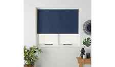 4 for £15 Habitat Blackout Insulating Roller Blind - 2ft - Indigo - 60cm x 160cm for sale  Shipping to South Africa