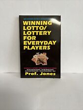 Ganador Lotto/Lotería para todos los días los jugadores del libro en rústica Jones personal, usado segunda mano  Embacar hacia Argentina