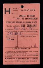 Carte stationnement sncf d'occasion  Marseille XII