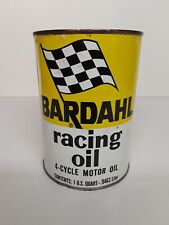 Lata resistente de aceite vintage BARDAHL Racing, usado segunda mano  Embacar hacia Argentina