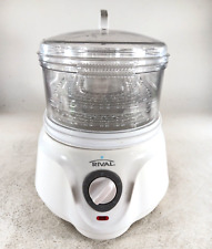 Used, Rival Two Tier Food Steamer Auto Off Auto Timer CKRVSTLM21 for sale  Shipping to South Africa