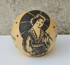 Ancien pommeau de canne ou ombrelle à décor d'une Geisha / Asie Japon d'occasion  Nogent-le-Rotrou