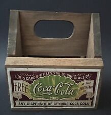 Vintage Coca-Cola Coke Mini Wooden 6 Pack Holder 1980’s or 1990’s for sale  Shipping to South Africa